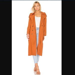 NWOT Jen's Pirate Booty Basic Instinct Trench Coat in Sunburn | Size S